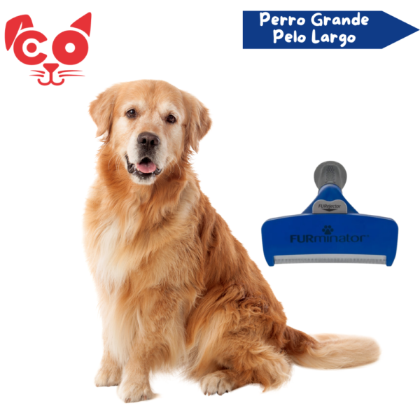 CEPILLO FURMINATOR PERRO GRANDE PELO LARGO