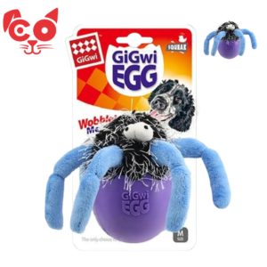 JUGUETE PARA PERRO GIGWI HUEVO ARAÑA
