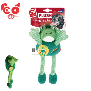 JUGUETE PARA PERRO PELUCHE GIGWI RANA PATAS LARGAS