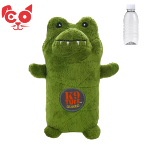 JUGUETE PARA PERRO COCODRILLO CON BOTELLA PEQUEÑO