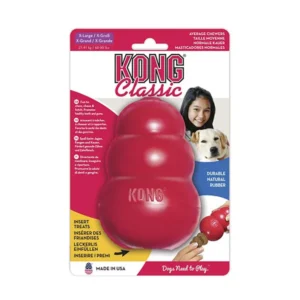 KONG PERRO CAUCHO CLASSIC PORTAPASABOCAS
