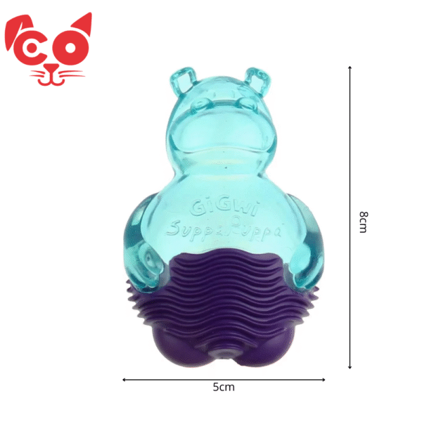 JUGUETE GIGWI PUPPA HIPPO BLUE