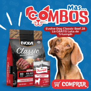 COMBO EVOLVE PERRO CLASSIC BEEF – CARNE 28Lb