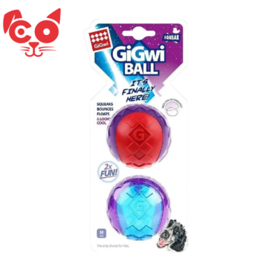 PELOTA GIGWIBALL SQUEAKER X2 TALLA M