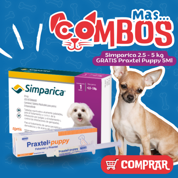 17 COMBO SIMPARICA 2.5 – 5 KG CAJA 1 TABLETA