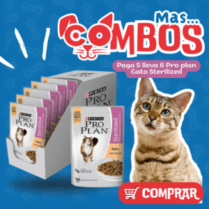 COMBO POUCH PRO PLAN GATO STERILIZED 85G