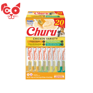 SNACK INABA CHURU VARIEDAD DE POLLO 20 UND (AMARILLO)