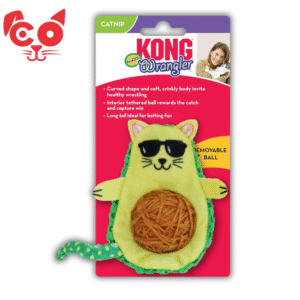 KONG GATO JUGUETE WRANGLER AGUACATE