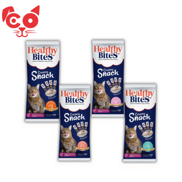 HEALTHY BITES CREAM GATO X4UND