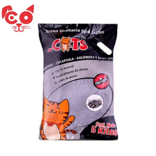 ARENA JVCATS CARBÓN ACTIVADO 5KG
