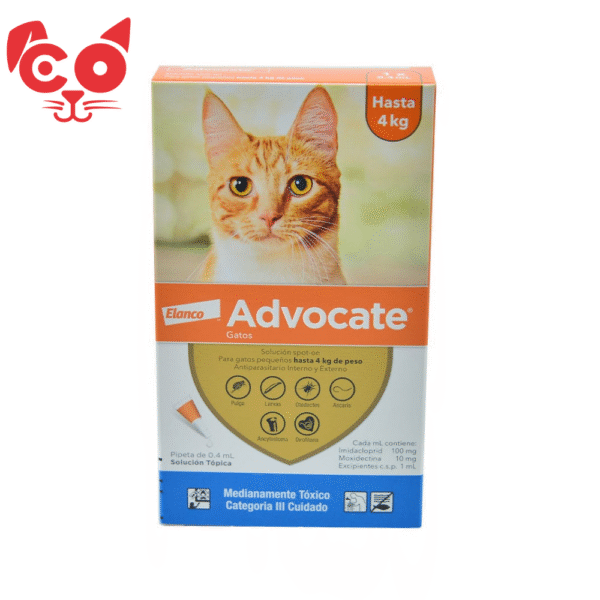 223 ADVOCATE GATO HASTA 4 KG