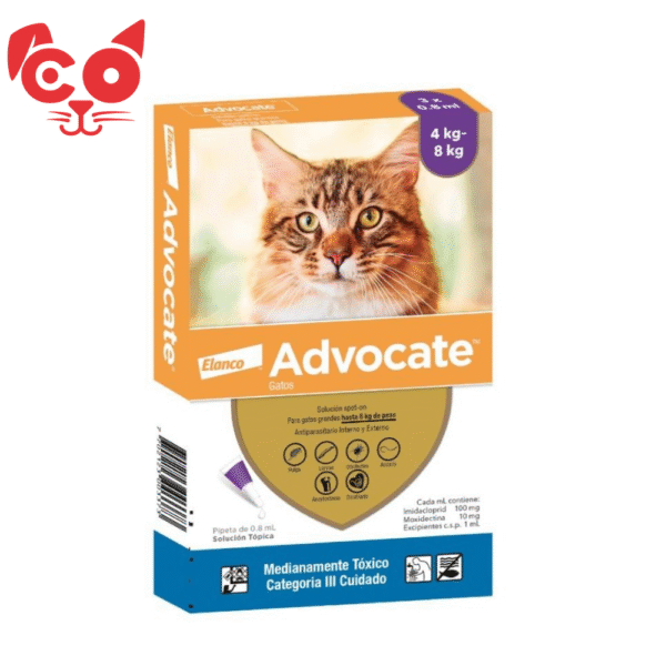 ADVOCATE GATOS HASTA 8KG