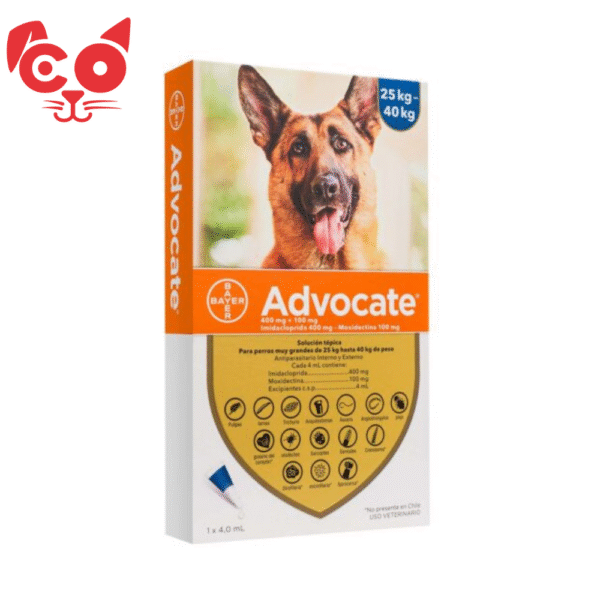 ADVOCATE PERRO 20 A 40KG