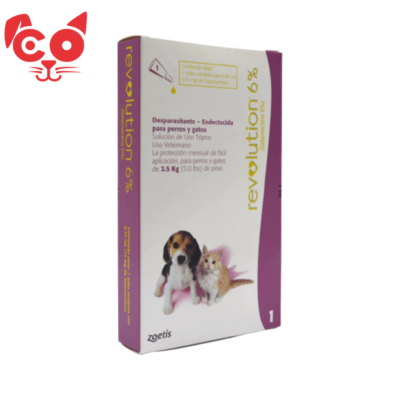 REVOLUTION GATO Y PERRO BEBE 2.5KG (ROSA)