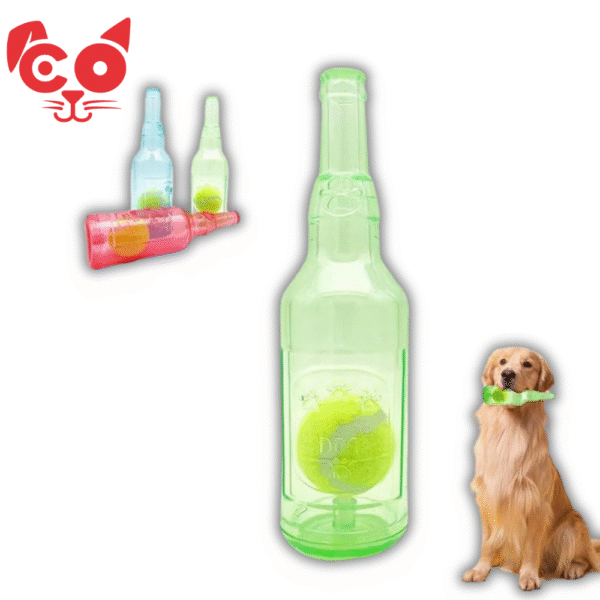 JUGUETE BOTELLA CRUCH CON PELOTA INTERNA