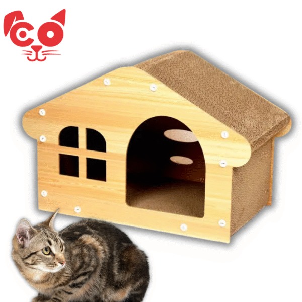 CASA RASCADOR PARA GATO