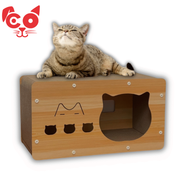 CASA RASCADOR PARA GATO RECTANGULAR