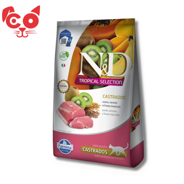 N&D TROPICAL CASTRADO CERDO 400G