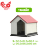 CASA PARA PERRO TIPO CABAÑA