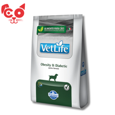 VET LIFE PERRO OBESITY & DIABETIC 2KG