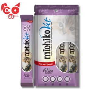 SNACK PARA GATO MICHIKO VET GATITOS X4 UND
