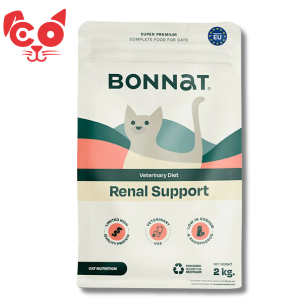 BONNAT VETERINARY DIET GATO RENAL SUPPORT 2 KG