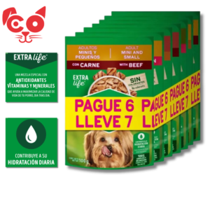 COMBO POUCH DOG CHOW SABORES SURTIDOS PAGUE 6 LLEVE 7