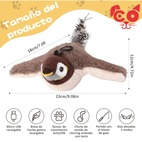 JUGUETE INTEACTIVO PAJARO AGUILA