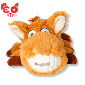 469 JUGUETE PARA PERRO VACA CAFÉ SONRIENTE