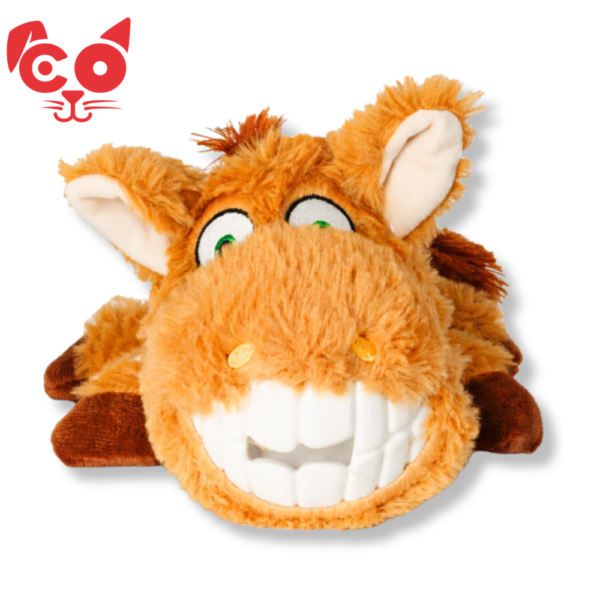 469 JUGUETE PARA PERRO VACA CAFÉ SONRIENTE