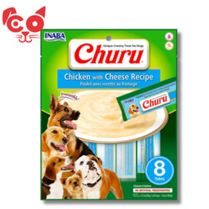 119 SNACK INABA CHURU DOG POLLO Y QUESO 8 UND