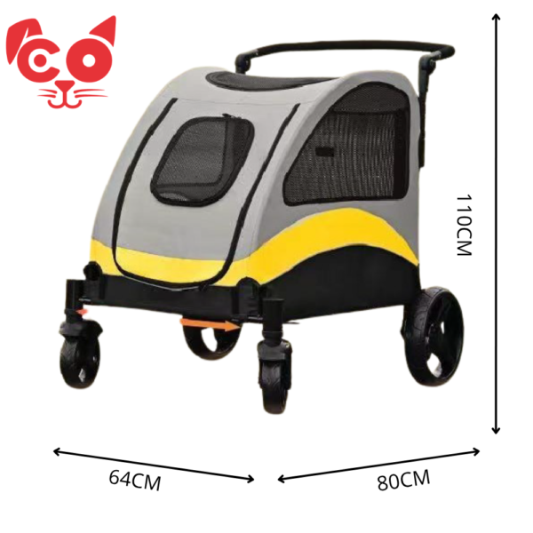 COCHE PASEADOR PREMIUM PARA MASCOTAS