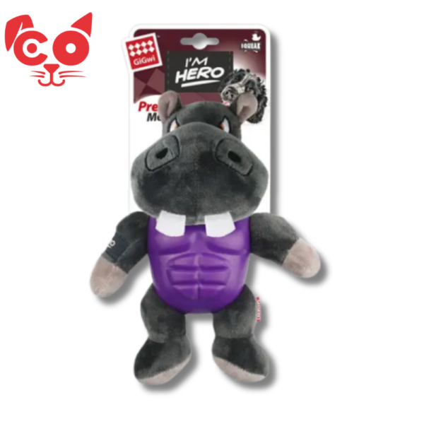 JUGUETE PARA PERRO GIGWI HERO HIPPO