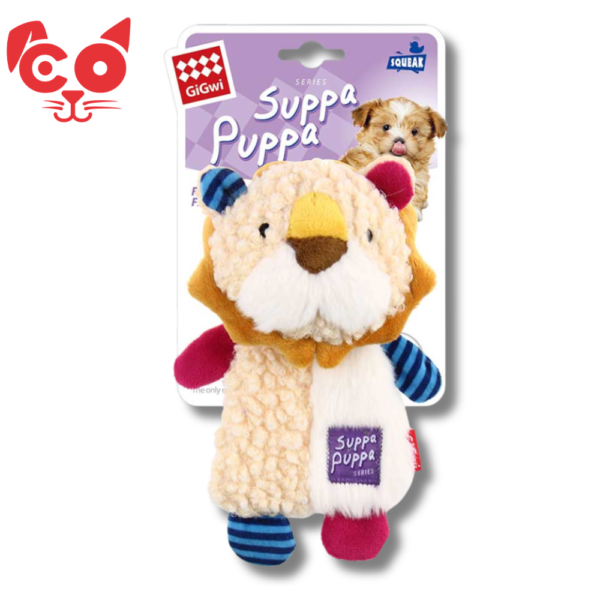 JUGUETE PARA PERRO GIGWI SUPPA PUPPA LION