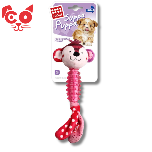 JUGUETE PARA PERRO GIGWI SUPPA PUPPA MONKEY