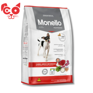 334 MONELLO DOG RAZAS PEQUEÑAS CARNE ARROZ Y REMOLACHA