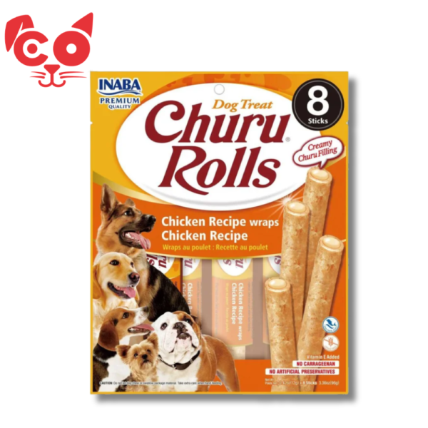 CHURU ROLLS DOGS POLLO X8UND