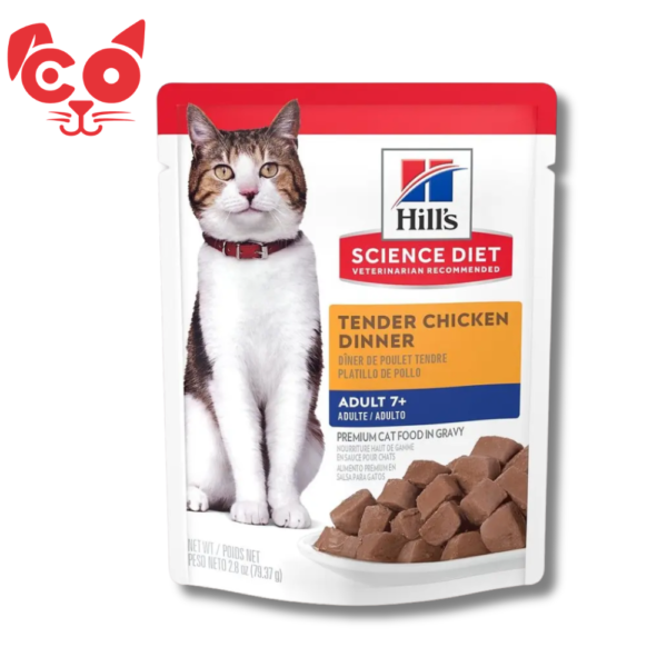 POUCH HILLS F ADULT 7+ TENDER CHICKEN 79G