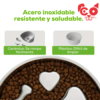COMEDERO ANTIRREFLUJO EN ACERO STEELBITE