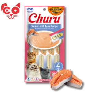 SNACK INABA CHURU RECETA DE SALMON CON ATUN 4 UND