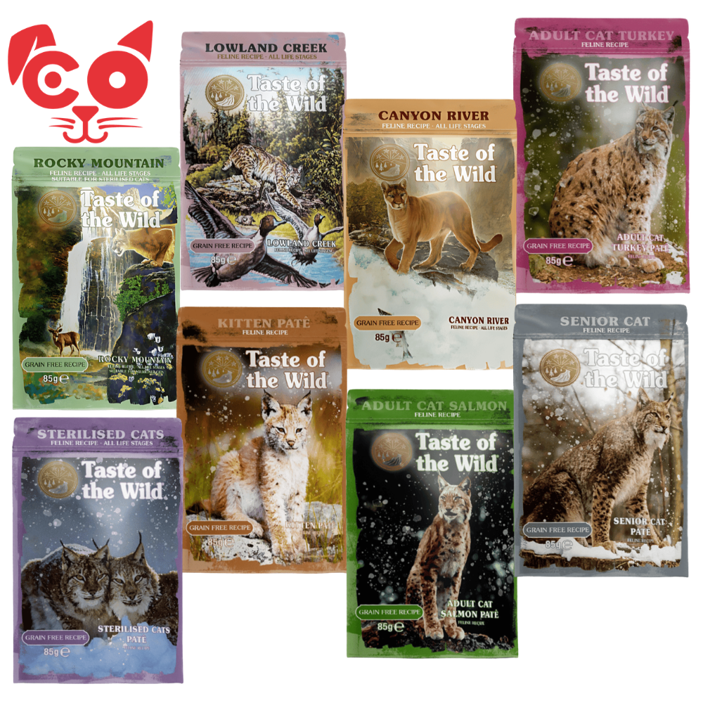 POUCH TASTE OF THE WILD FELINO 85GR